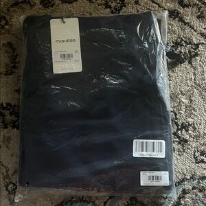 NWT Mandala wide leg navy scrub pants